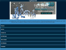 Tablet Screenshot of lightbeam3d.com